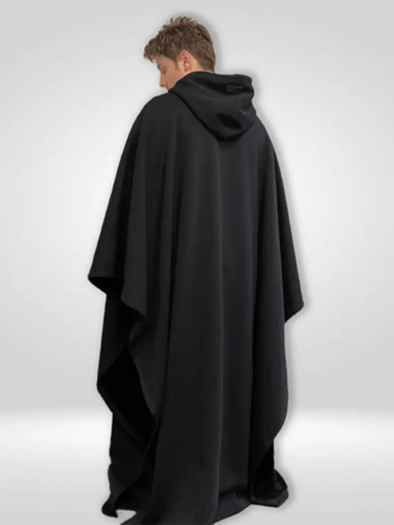 CozyNest - Poncho i Fleece Med Hette for Maksimal Komfort Motelys