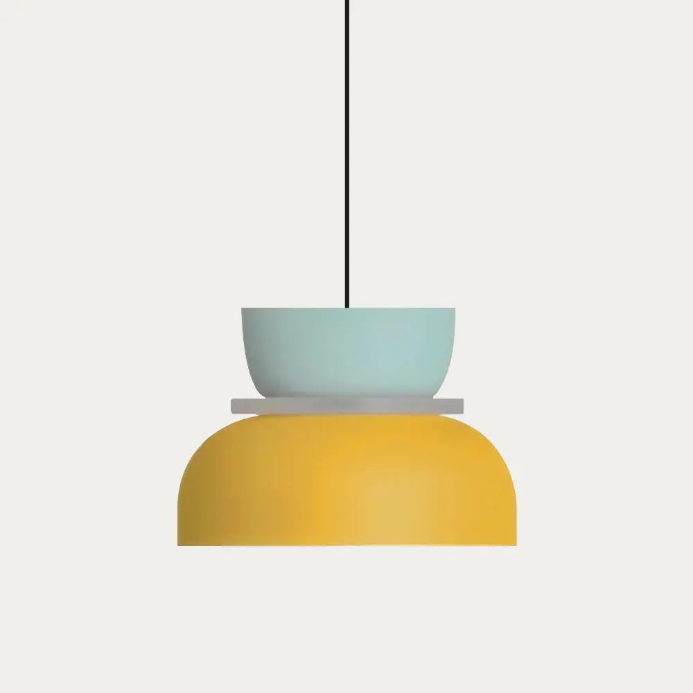 VibrantGlow - Color Block Pendellampe for Et Moderne Hjem Motelys