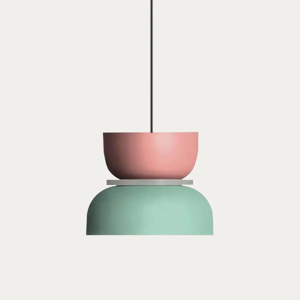 VibrantGlow - Color Block Pendellampe for Et Moderne Hjem Motelys