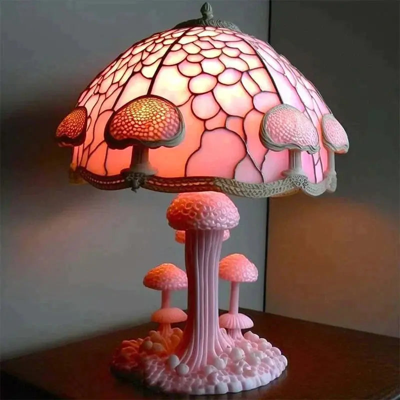 ColorGlow - Lekker Lampe i Farget Glass for Et Magisk Miljø Motelys