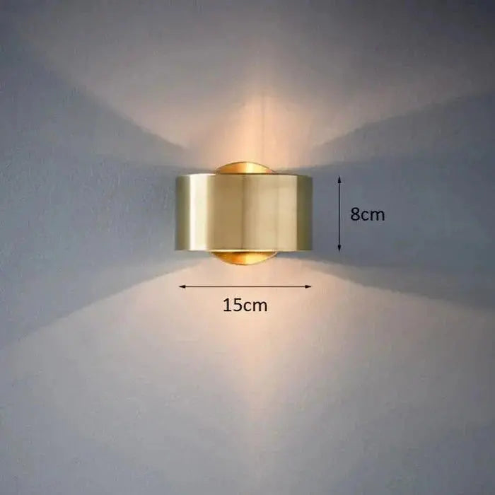 Minimalistisk vegglampe Motelys
