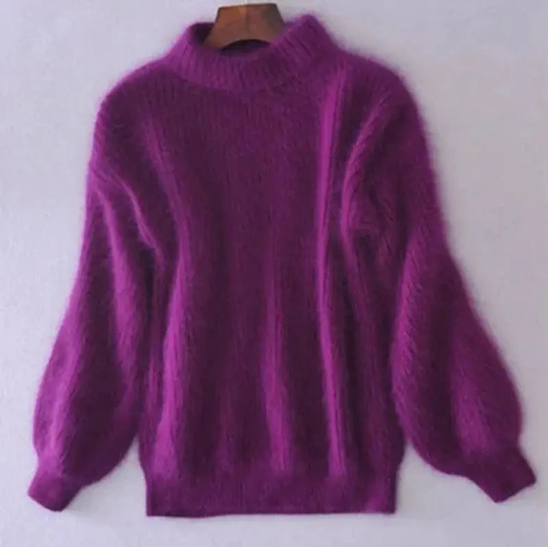VelvaLuxe - Ultra-myk lodden turtlenecksgenser Motelys