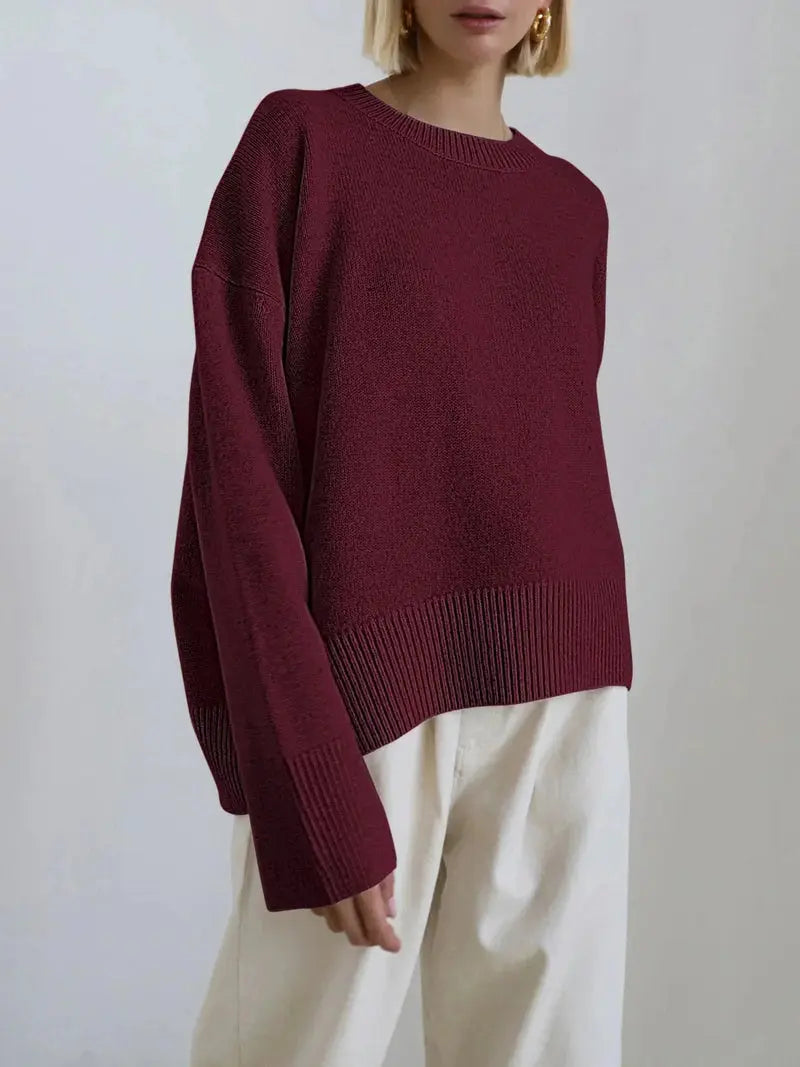 Serene Comfort Strikkegenser – Tidløs Eleganse for Enhver Anledning Motelys