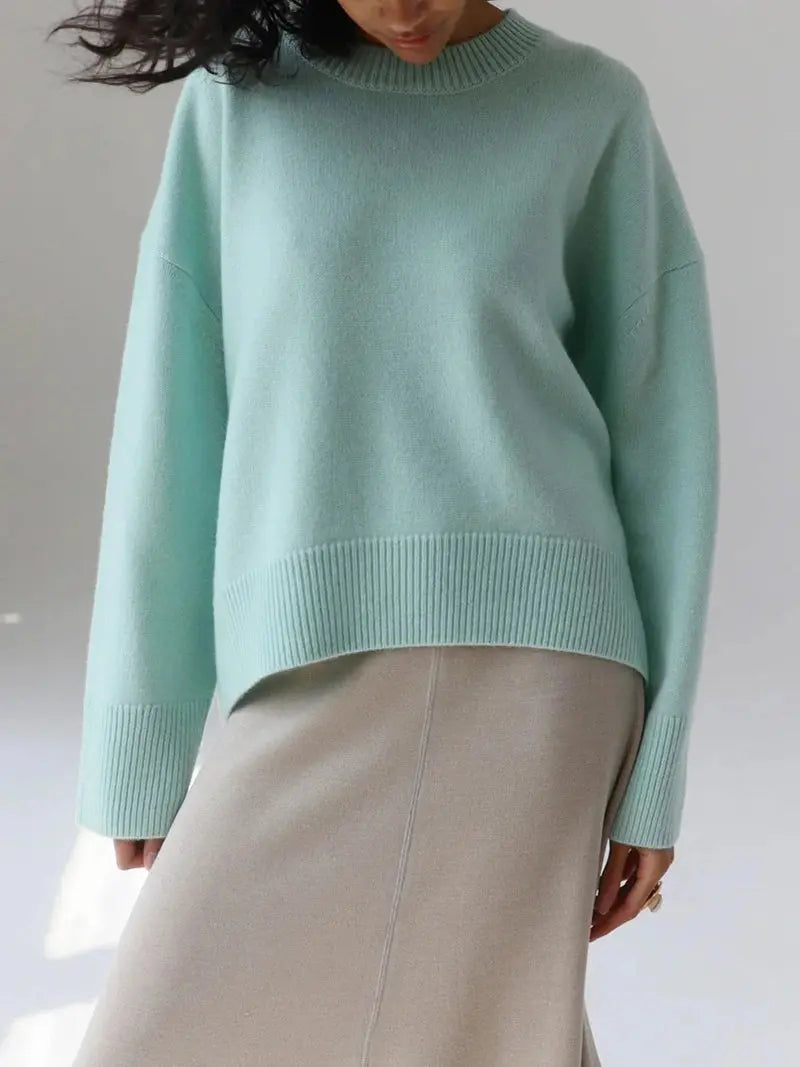 Serene Comfort Strikkegenser – Tidløs Eleganse for Enhver Anledning Motelys