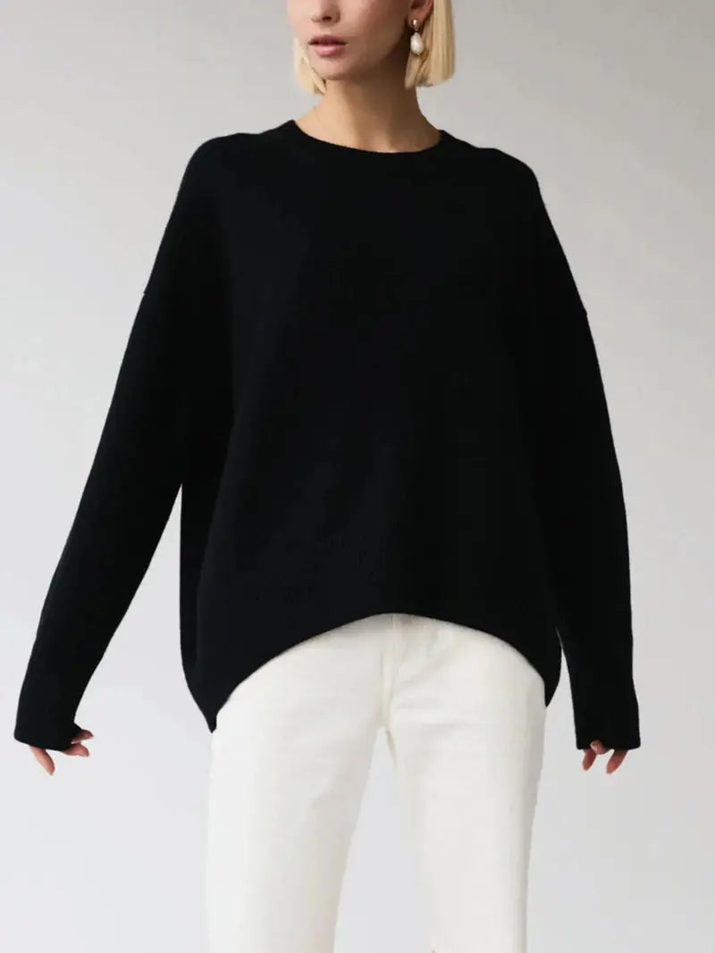 Serene Comfort Strikkegenser – Tidløs Eleganse for Enhver Anledning Motelys
