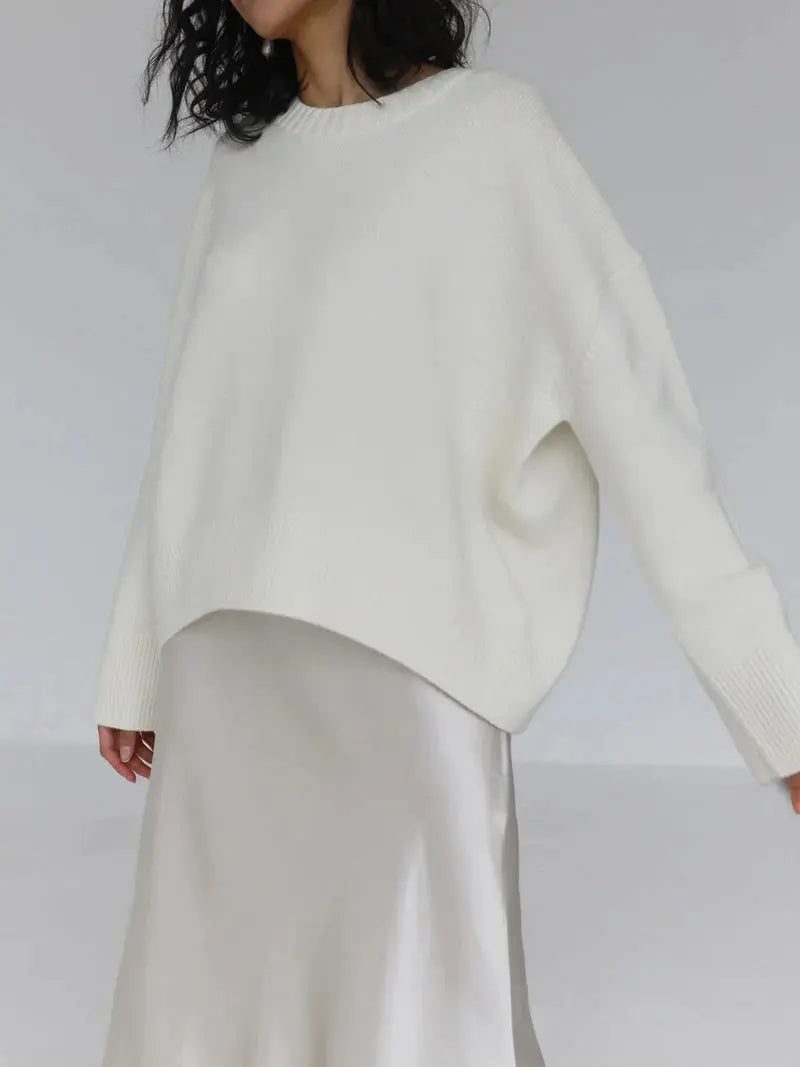 Serene Comfort Strikkegenser – Tidløs Eleganse for Enhver Anledning Motelys