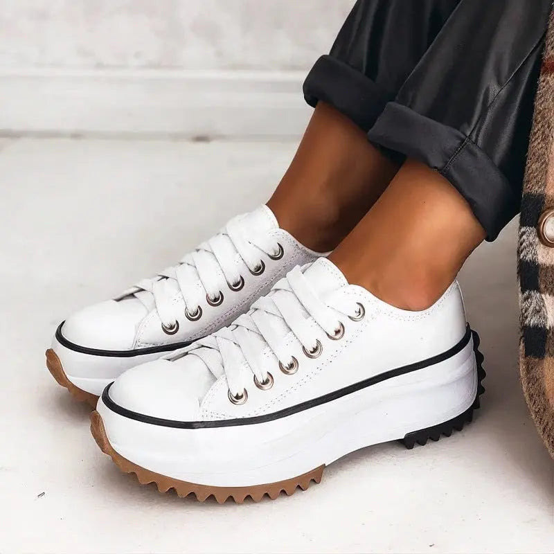CloudLift – Lette Plattform-Sneakers i Skinn for Ultimat Komfort Motelys