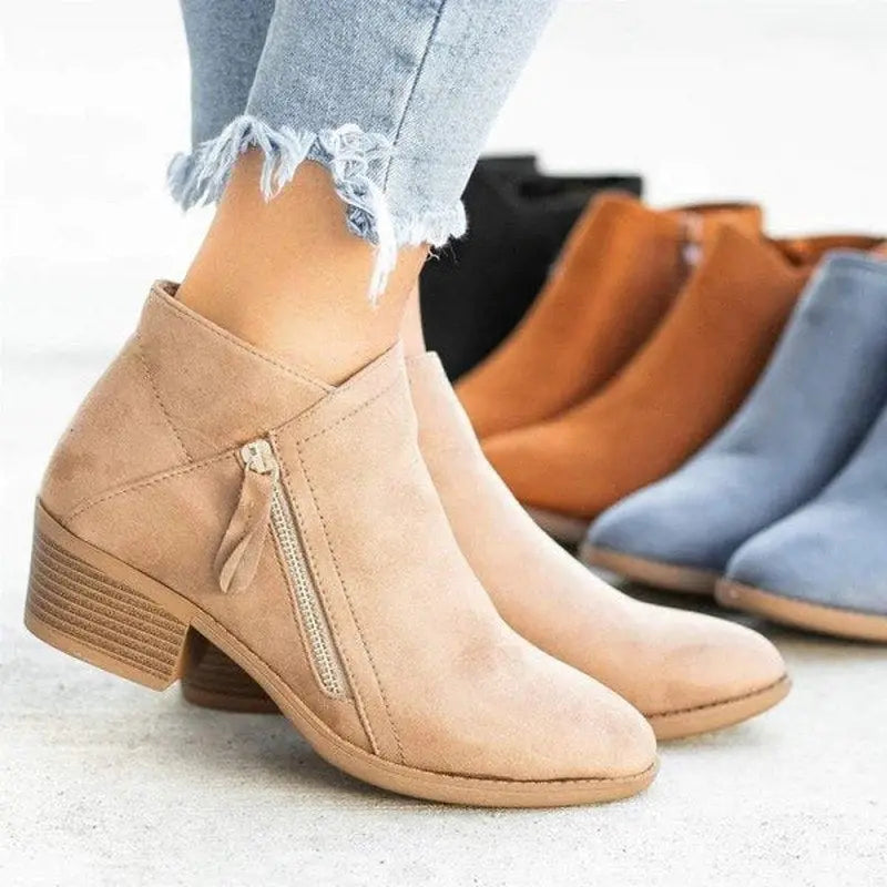 Solace – Elegante Ortopediske Skinnboots for Hverdagskomfort Motelys