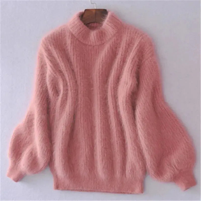 VelvaLuxe - Ultra-myk lodden turtlenecksgenser Motelys
