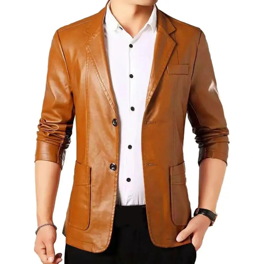 Blazer i imitert skinn Motelys