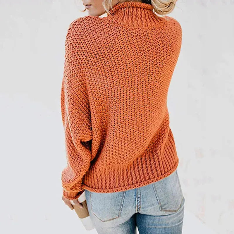 StyleHaven - Komfortabel Turtleneck-Genser for Kjølige Dager Motelys