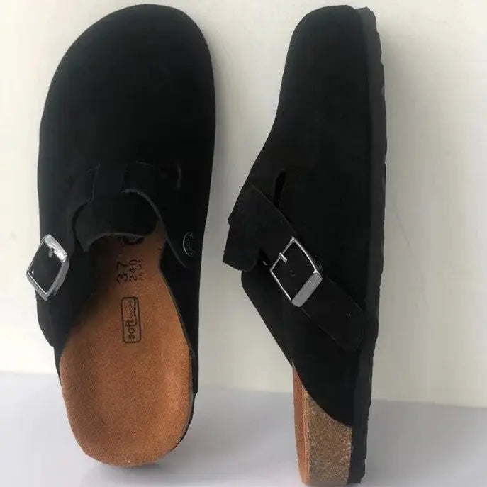 StyleFlex - Elegante Sandaler i Skinn for Hverdagsbruk Motelys