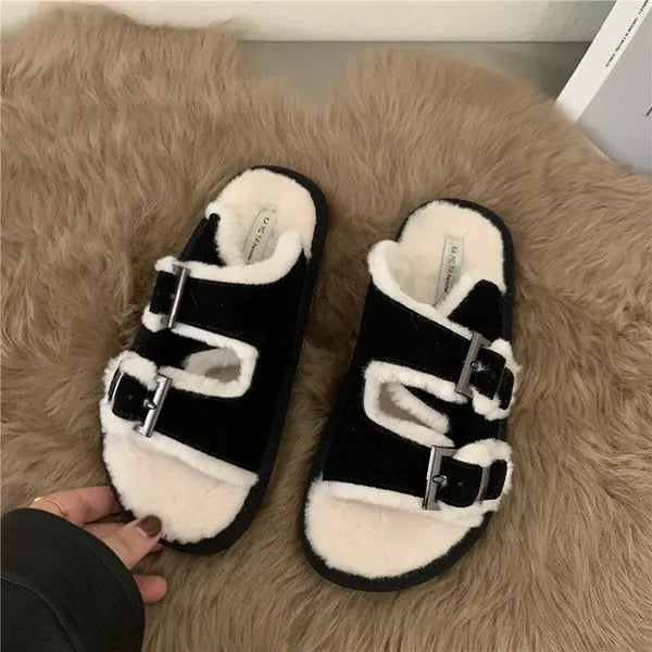 Fluffy Unisex-sandaler Motelys