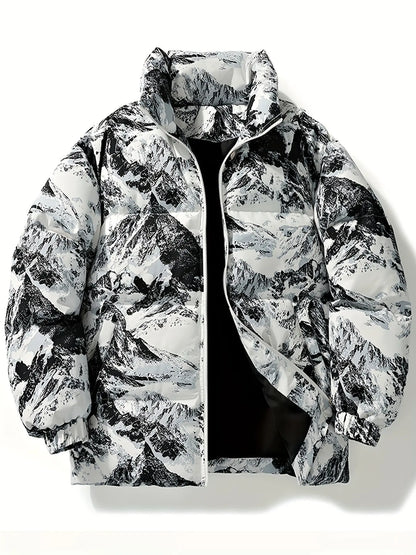 StyleQuest - Camo Pufferjakke for Menn med Trendy Design Motelys