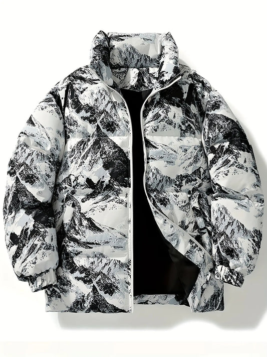 StyleQuest - Camo Pufferjakke for Menn med Trendy Design Motelys