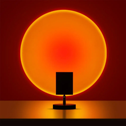 SunsetGlow - Solnedgang Bordlampe for Unik Stemmning Motelys