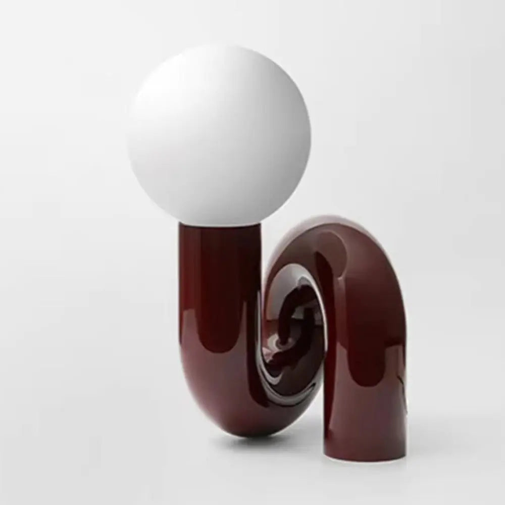 skrivebordslampe i glass og harpiks Motelys