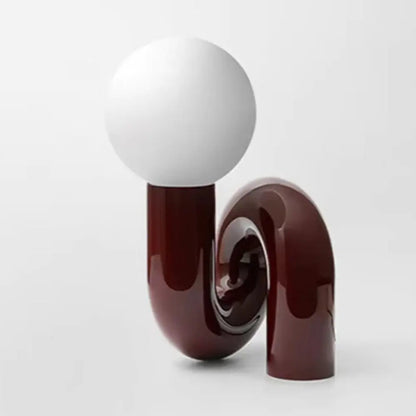skrivebordslampe i glass og harpiks Motelys