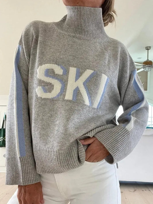 ChicWarmth - Turtleneck-Genser for Kvinner med Stil Motelys