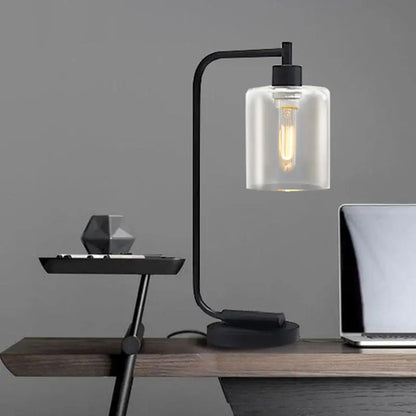LumeSphere - Stilren Sylindrisk Bordlampe for Et Moderne Hjem Motelys