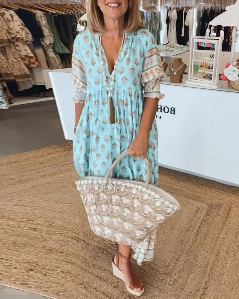 StyleGarden - Trendy Boho Sommerkjole for Solfylte Dager Motelys