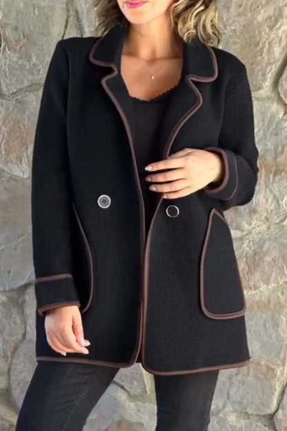 StyleChic - Elegant Blazerjakke til Kvinner for Hverdagsbruk Motelys
