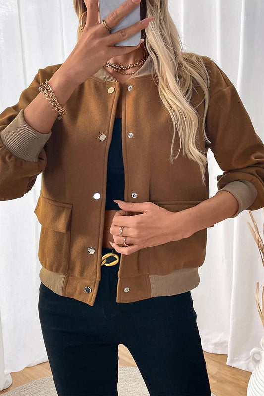 StyleWave - Trendy Bomberjakke til Kvinder for Uimotståelig Stil Motelys