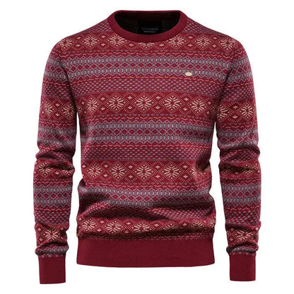 ChicStyle - Trendy Stripete Genser for En Uformell Stil Motelys