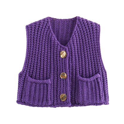 kort strikket cardigan Motelys