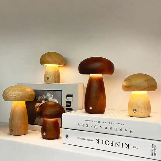 Mushroom Berøringsstyrt nattlys Motelys