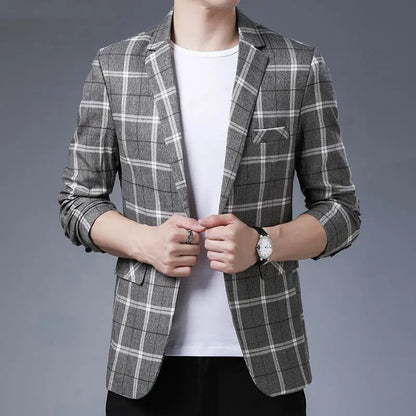 Strikket, stripete blazer Motelys
