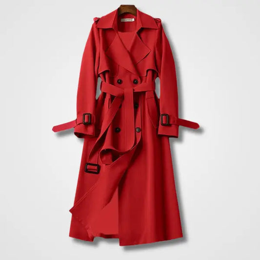 StyleMuse - Elegant Trench Coat til Kvinder for Kritiske Værforhold Motelys