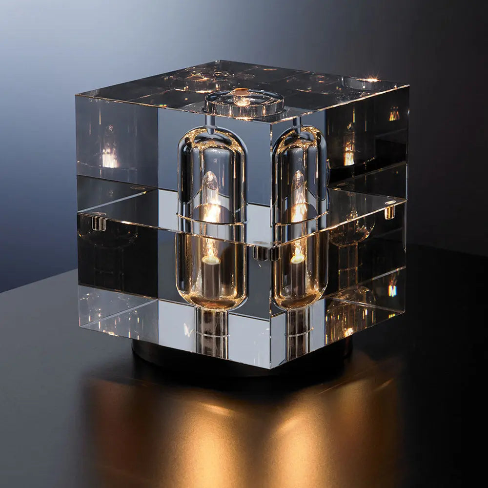 LED Crystal Cube bordlampe Motelys