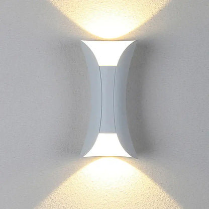 Vanntett aluminium  LED-vegglampe Motelys
