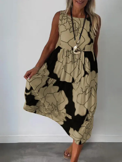 FloralChic - Blomstret Kjole for En Fargerik Stil Motelys