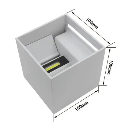 vanntett LED-vegglampe Motelys