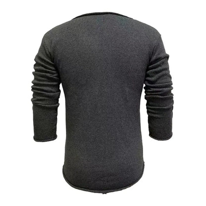 StyleEssentials - Genser med V-Hals for Menn i Moderne Utforming Motelys