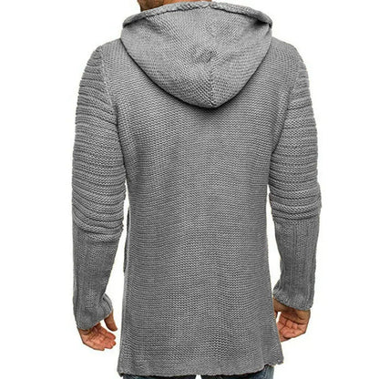 CozyFit - Cardigan med Hette for Menn i Komfortabel Design Motelys