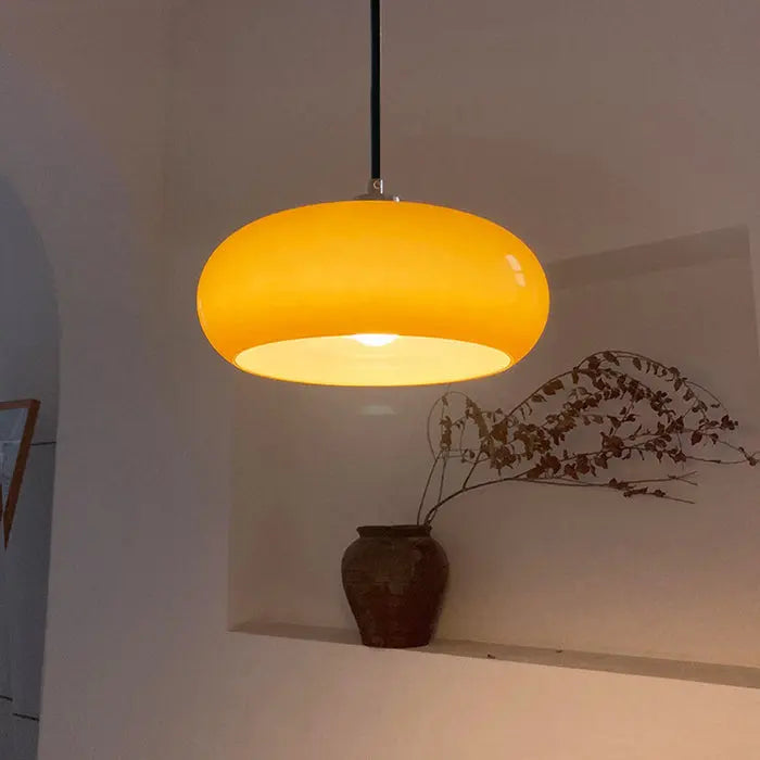 Brødformet Glasspendellampe Motelys