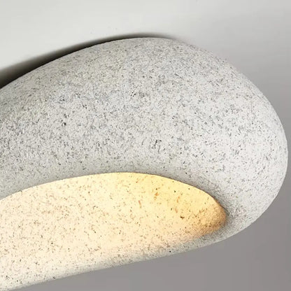 LunaGlow - Pebble-Formet Taklampe for Unik Belysning Motelys