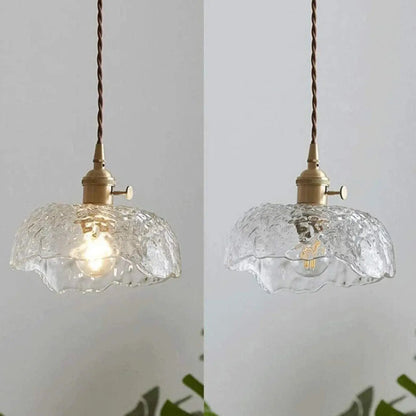 BrassGlow - Elegant Pendellampe i Messingglass for Stilfulle Rom Motelys