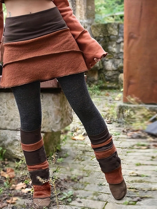 Leggings med høy midje og slå-om-leggings Motelys