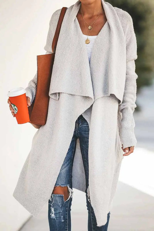 ComfyLayers - Løs Cardigan for Uformell Eleganse Motelys