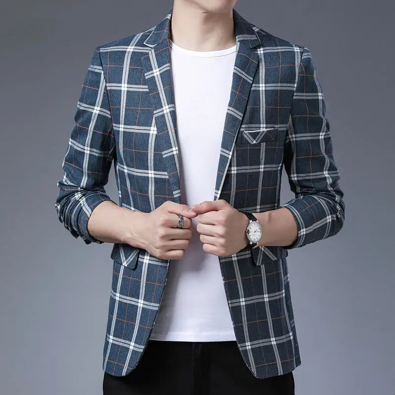 Strikket, stripete blazer Motelys