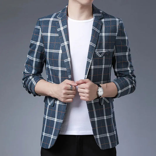 Strikket, stripete blazer Motelys