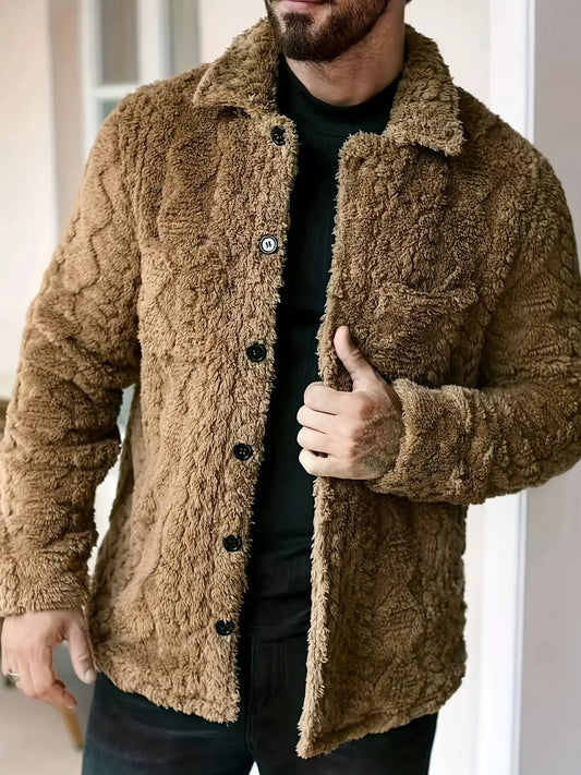 Fluffy jakke for menn Motelys