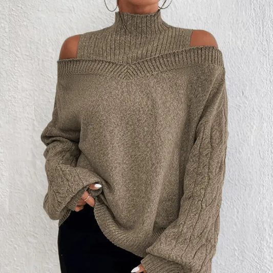 ChicNest - Off-Shoulder Genser for En Trendy Look Motelys