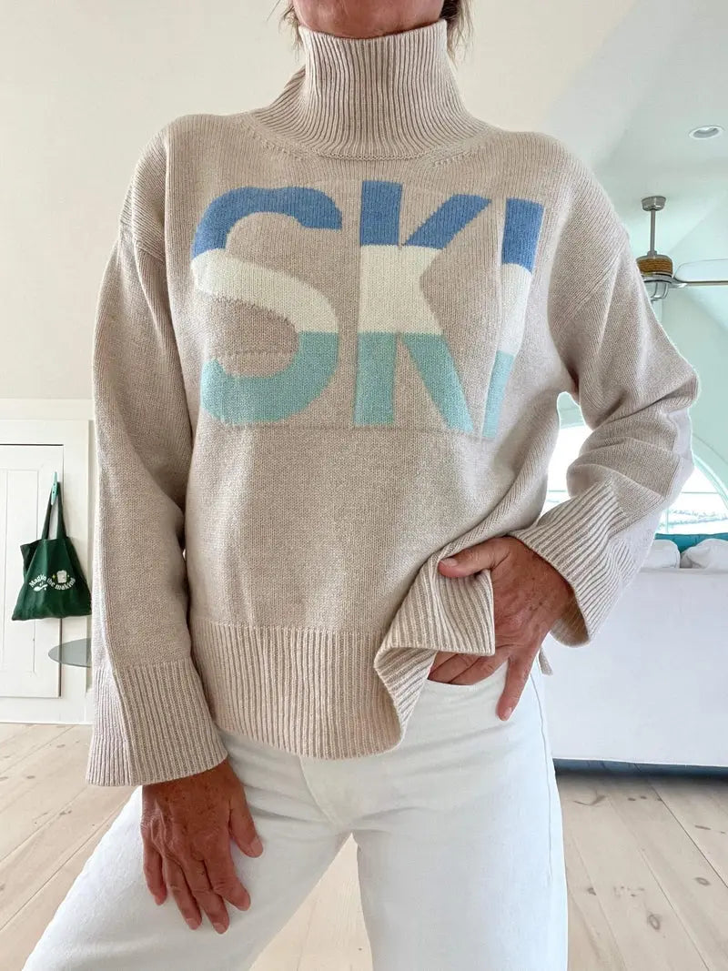 ChicWarmth - Turtleneck-Genser for Kvinner med Stil Motelys