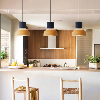 VibrantGlow - Color Block Pendellampe for Et Moderne Hjem Motelys