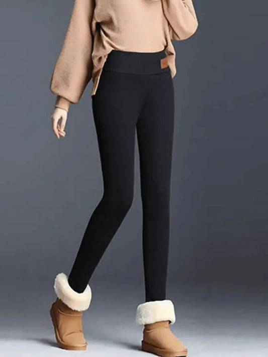 WarmStyle - Fleece-Leggings for Kvinner for Uovertruffen Komfort Motelys